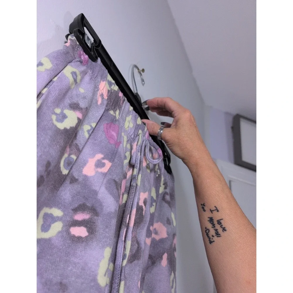 ODDY Gray Multicolor Pajama‎ Set Small NWOT